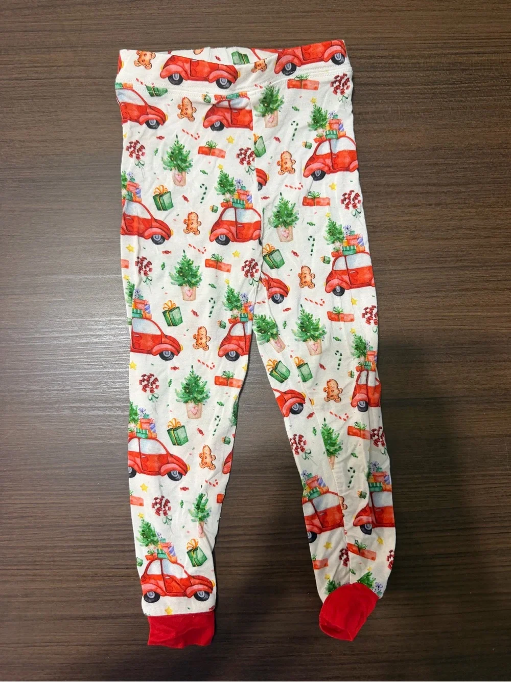 Stitchy Fish Holiday Car Print Bamboo Pajama Set
